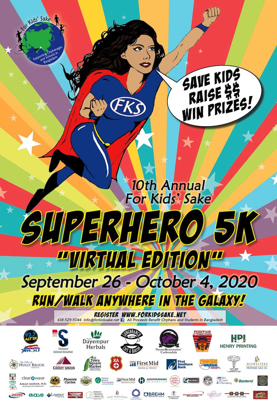 10th Annual For Kids’ Sake Superhero 5K: Virtual Edition
