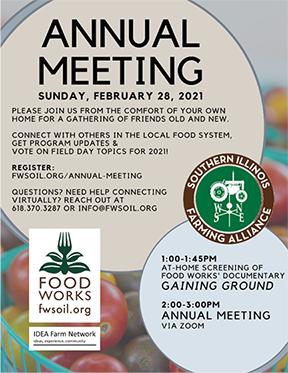 Food Works 2021 (Virtual) Annual Meeting