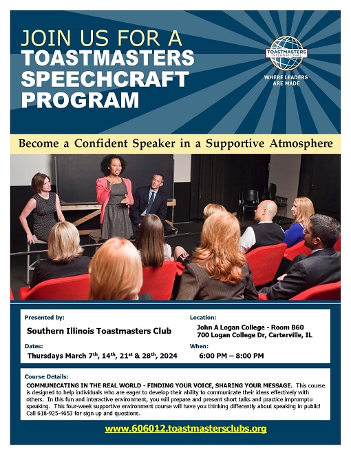 Southern Illinois Toastmasters Speechcraft Program