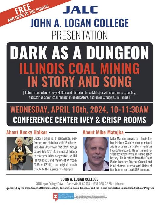 Dark as a Dungeon: Illinois Coal Mining in Story and Song